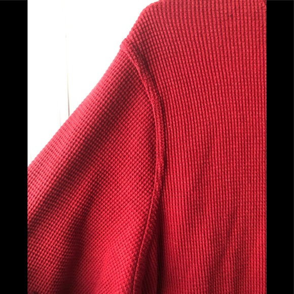 Red Thermal Long Sleeve Shirt - Picture 3 of 7